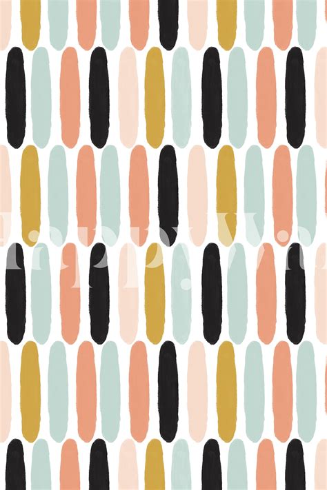 Colorful Scandinavian Peel and Stick Wallpaper