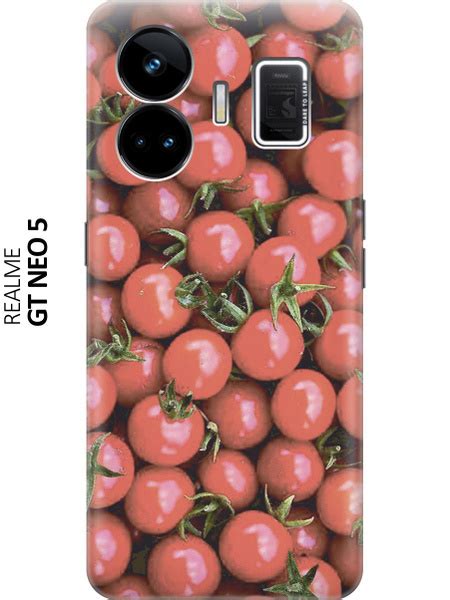 Силиконовый чехол Черри на Realme GT Neo 5 / GT3 / Реалми ГТ Нео 5 ...
