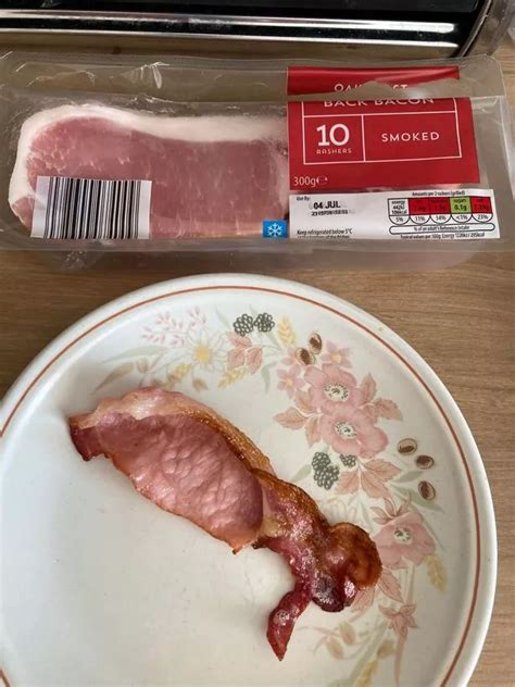 bacon  aldi asda tesco  ms    tough  pick
