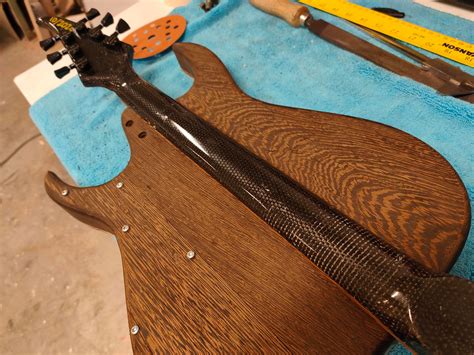 Building a carbon fiber neck : r/Luthier