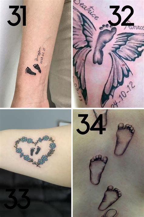 34 Sweet Baby Feet Tattoo Ideas - Tattoo Glee