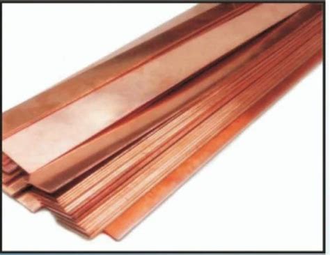 enameled straight copper strips  industrial thickness  mm