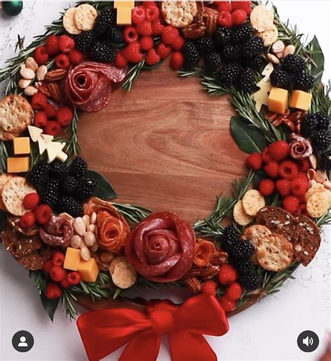 Festive Christmas Wreath with Berries and Pine Cones
