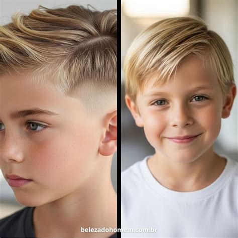 Cabelo Curto Corte De Cabelo Masculino Infantil Social - Cortes de Cabelo Masculino Infantil Social: 63 Inspirações para o seu ...