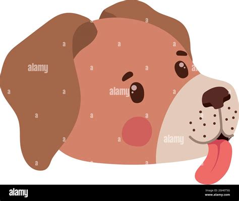 pup face design stock vector image art alamy