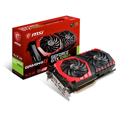 11GB MSI GeForce GTX 1080 Ti GAMING X 11G Aktiv PCIe 3.0 x16 (Retail ...