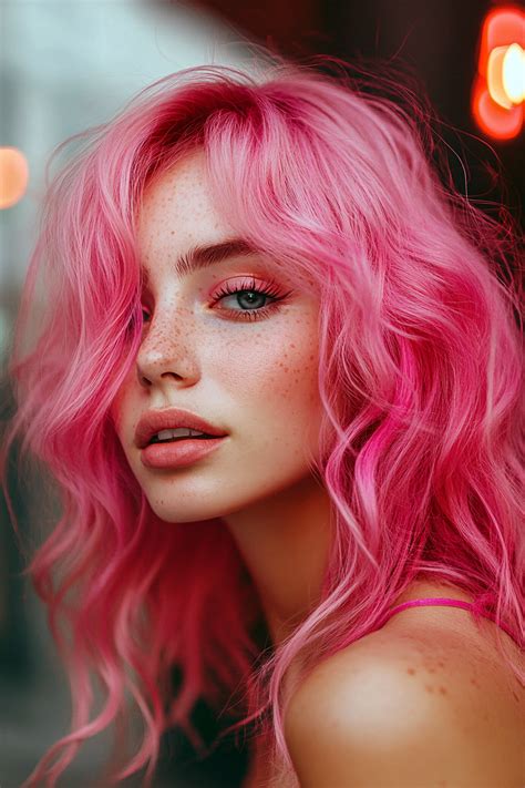 Vibrant and Bold: 21 Stunning Neon Pink Hair Inspirations
