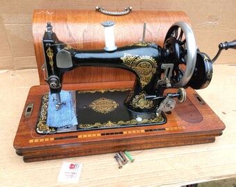 Antique Hand Crank Sewing Machine, Singer Model No. 28K in a Beautiful ...