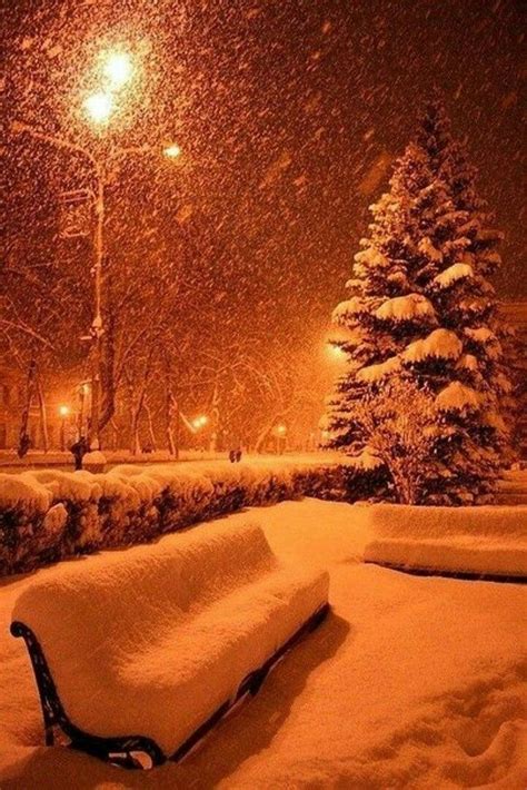 #город #парк #сугробы #утро #вечер #снег #зима #холод #ёлки #эстетика ...