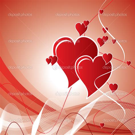Hearts. Valentine's Day Background. Stock Vector by ©marinakoven 39127957