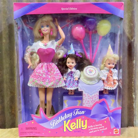 Barbie Birthday Fun KELLY Giftset Special Edition w Barbie, Kelly
