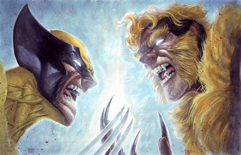 Wolverine vs Sabretooth 2 by edtadeo on DeviantArt