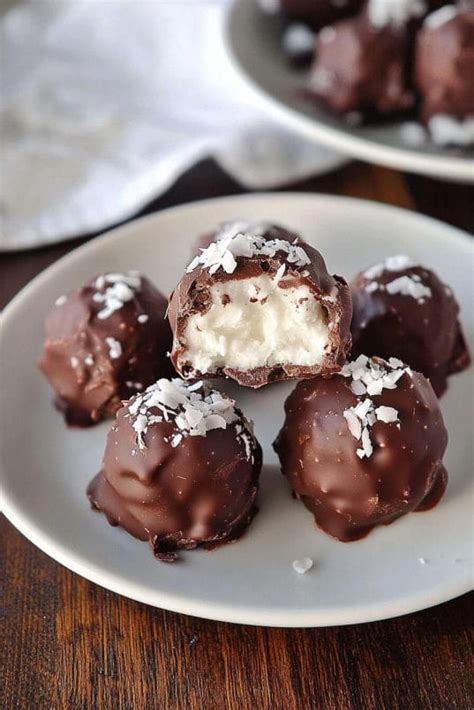 No Bake Coconut Cream Balls - Taste Of Recipe