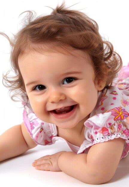 joyful beginnings infant girl banner premium ai generated image