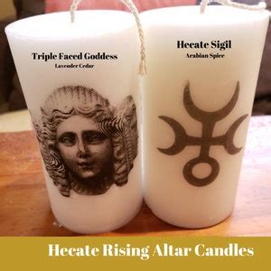 Hecate Sigil Altar Candles - Etsy