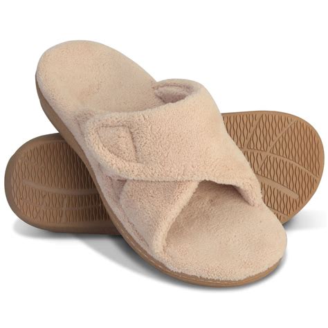 The Lady's Plantar Fasciitis Slipper Slides - Hammacher Schlemmer
