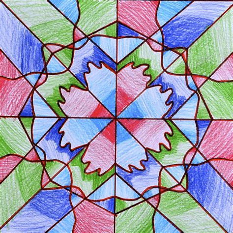 Drawings in radial symmetry – Arte a Scuola