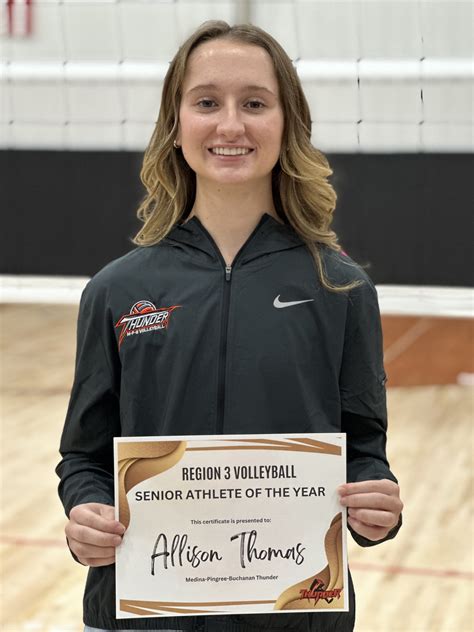 Medina/PB's Allison Thomas accomplishes career-long goal - Jamestown