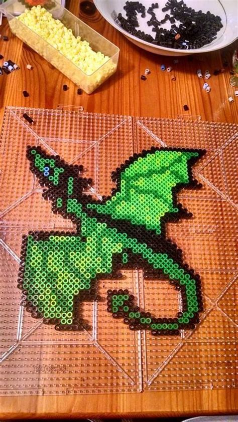 Perler Bead Dragon Patterns Each template was designed by our team with ...