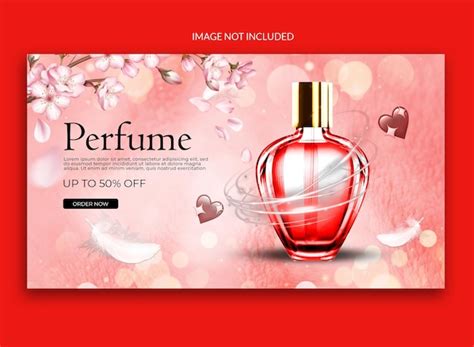 Premium PSD | Perfume social media web banner.