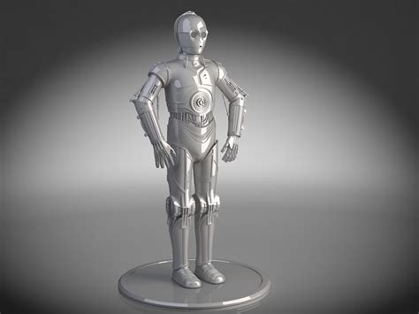 Star Wars C-3PO Droid 3D Model by SQUIR