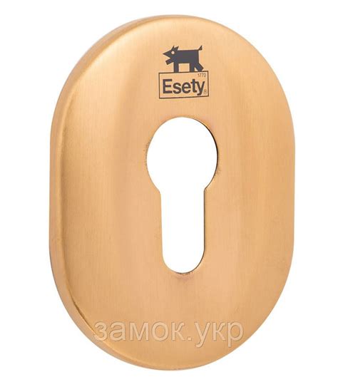 Щиток ESETY A618 DIN OVAL 40-50 мм бронза розовая (Израиль) купить по ...