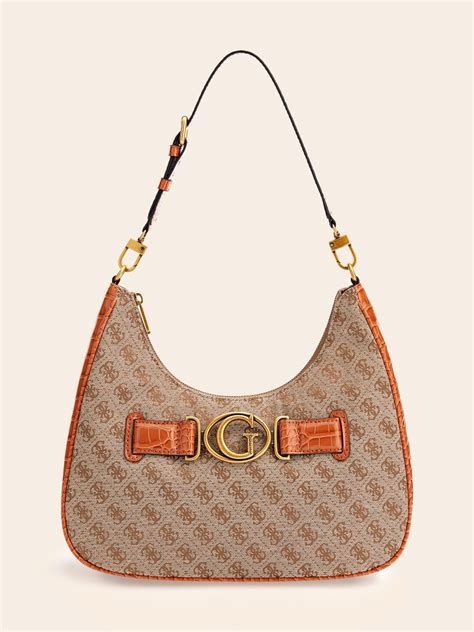 GUESS® AVIANA 4G LOGO HOBO BAG