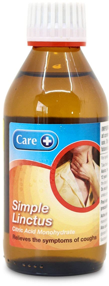 Care+ Simple Linctus Cough Syrup 200ml | medino