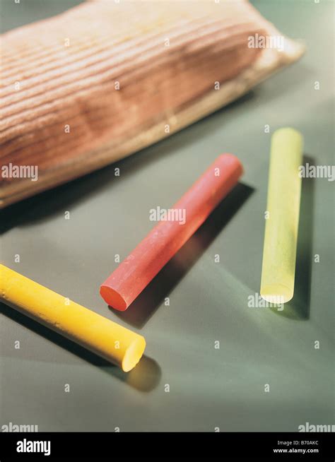 Close-up of wax crayons Stock Photo - Alamy