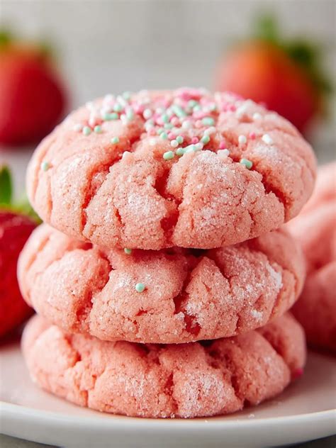 cake mix cookies strawberry 6