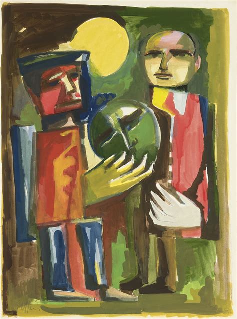 Dick Elffers | Watercolours and drawings for Sale | Two figures