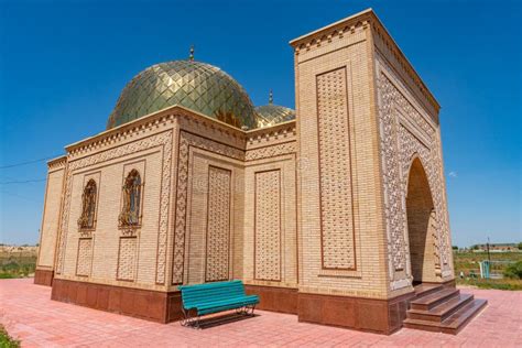 Turkestan Arystan Bab 64 stock image. Image of minaret - 162856591