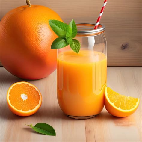 Premium AI Image | Fresh orange juice