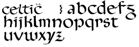 Free Celtic Lettering Alphabet, Download Free Celtic Lettering Alphabet ...
