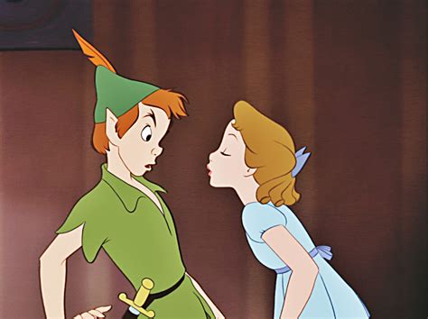 Peter Pan and Wendy Disney Kiss, Disney Songs, Disney Quotes, Disney Love, Disney Magic, Disney ...