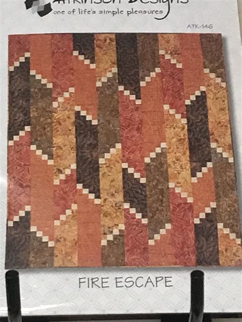 Fire Escape Quilt Pattern Atkinson Designs - Pattern Design Ideas