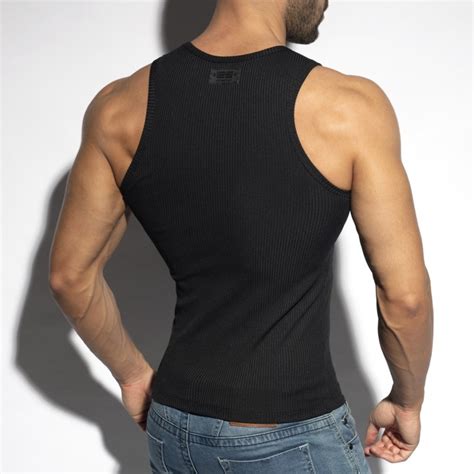 RECYCLED RIB SPORTS TANK TOP