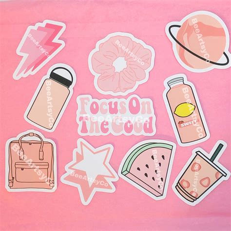 cute aesthetic photo stickers stickers labels tags paper party