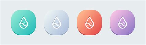 Blood line icon in flat design style. Spo2 signs illustration. 47792559 ...