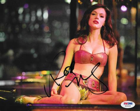 Rose McGowan - Signed 8x10 inch photo - PSA/DNA coa - Rose McGowan in the movie Planet Terror ...