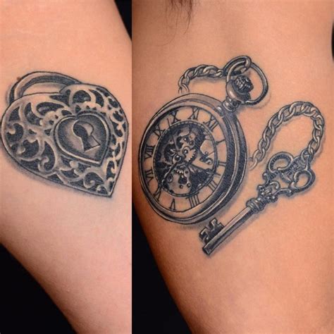 85+ Best Lock and Key Tattoos - Designs & Meanings 2019