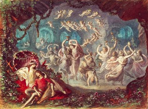 Monaco, Set design for Tannhauser performance by Richard Wagner at ...