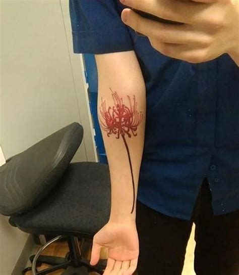 Red Spider Lily | Lily tattoo sleeve, Lily tattoo design, Lillies tattoo