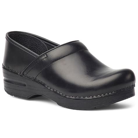 dansko professional clog black cabrio leather lauries shoes
