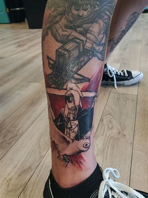 My Deidara Tattoo, Really Happy with it! : r/Naruto