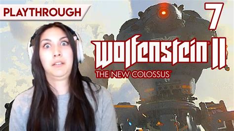 MASSIVE ROBOT BATTLES | Wolfenstein II: The New Colossus Let's Play ...