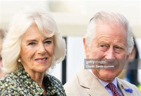 King Charles III and Queen Camilla visit Sandringham Flower Show at ...