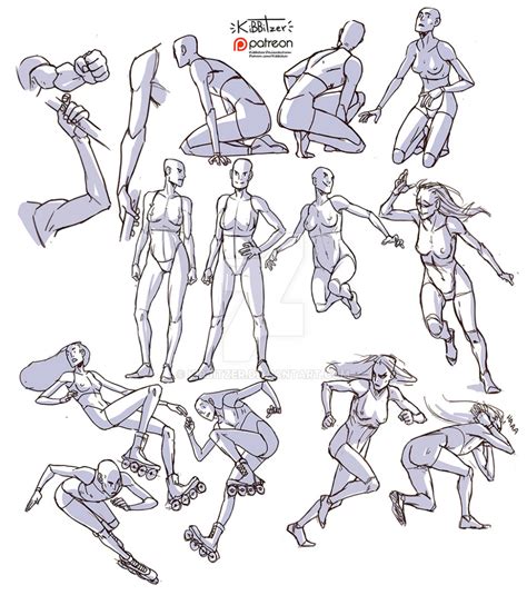 Dynamic reference sheets book PREVIEW by Kibbitzer on DeviantArt | Art ...
