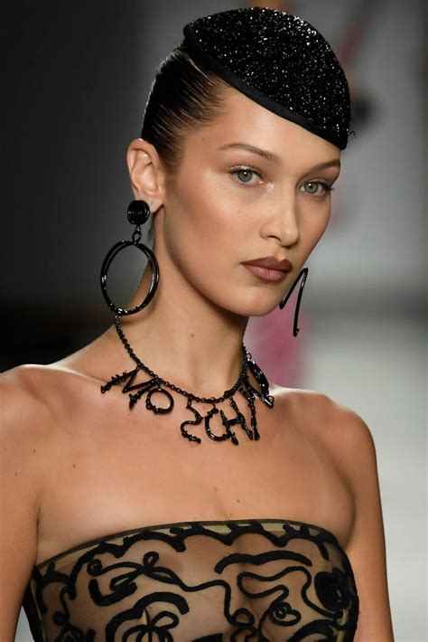 Bella Hadid Nipples Out for Fashion in Milan of the Day