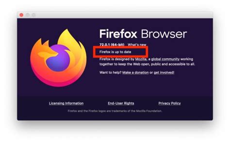 how to update firefox on mac os x
